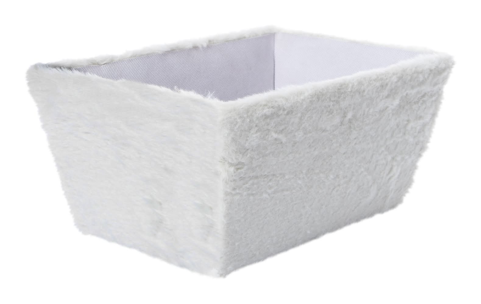 Fur Basket White