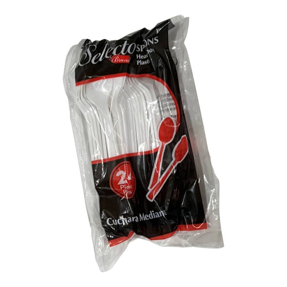 Selecto Heavy Duty Plastic Spoons (24 spoons)