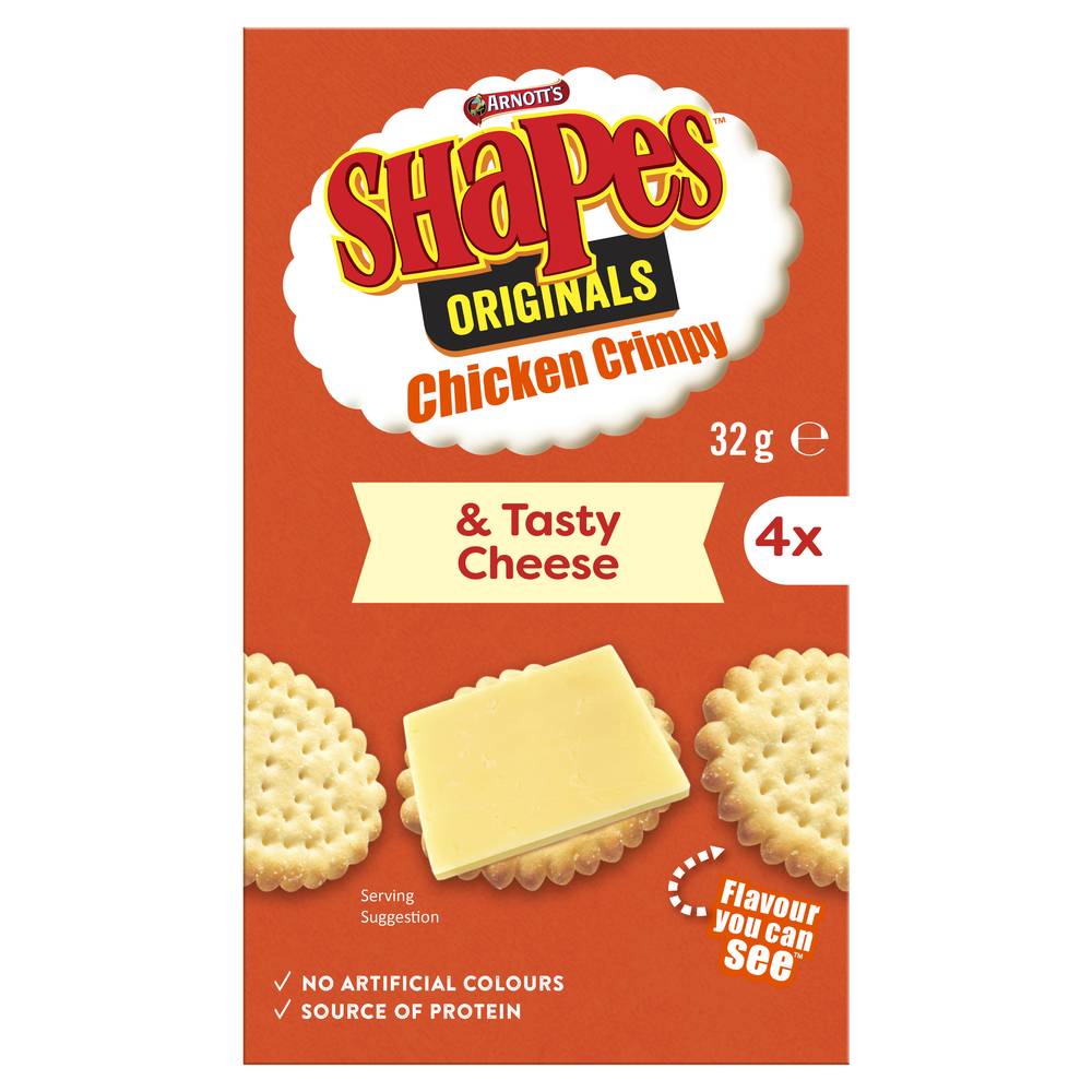 Arnott's Chicken Crimpy & Tasty Cheese Originals Crackers (32g)