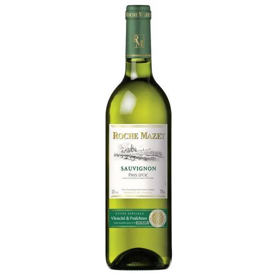 Roche Mazet Vin de pays d'Oc IGP, blanc 75cl.