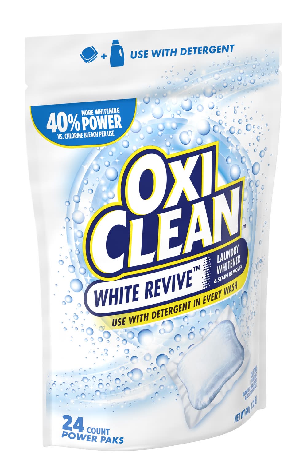 OxiClean White Revive Laundry Stain Remover (21.1 oz, 24 ct)