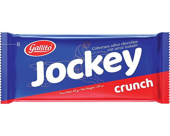 Chocolate Gallito Jockey Tableta Crunch 45g