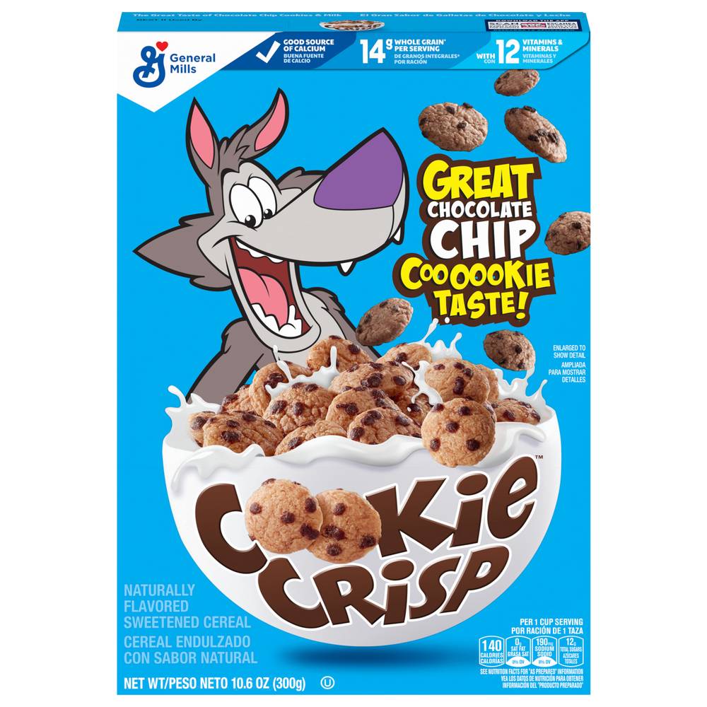 Cookie Crisp Chocolate Chip Cookie Breakfast Cereal (10.6 oz)