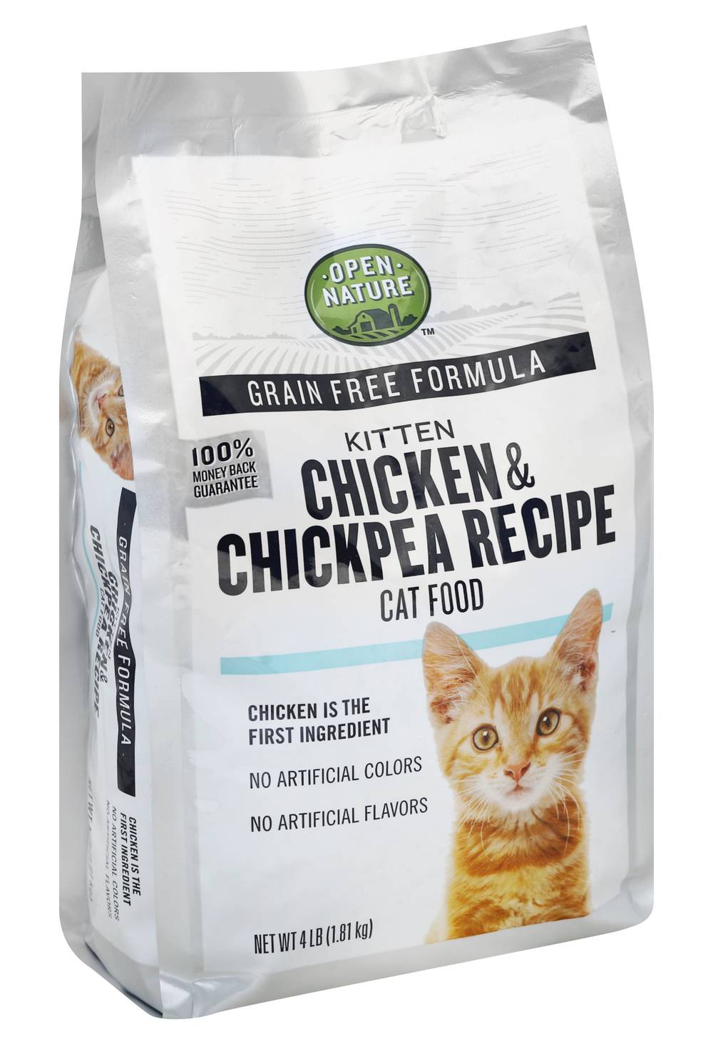 Open Nature Kitten Food Chicken & Chickpea Grain Free (4 lbs)