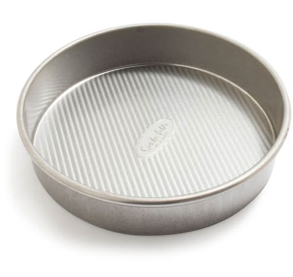 Sur La Table Platinum Pro Round Cake Pan, 9" Silver 9" X 2"