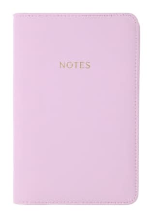 Padded Zip Journal Pink