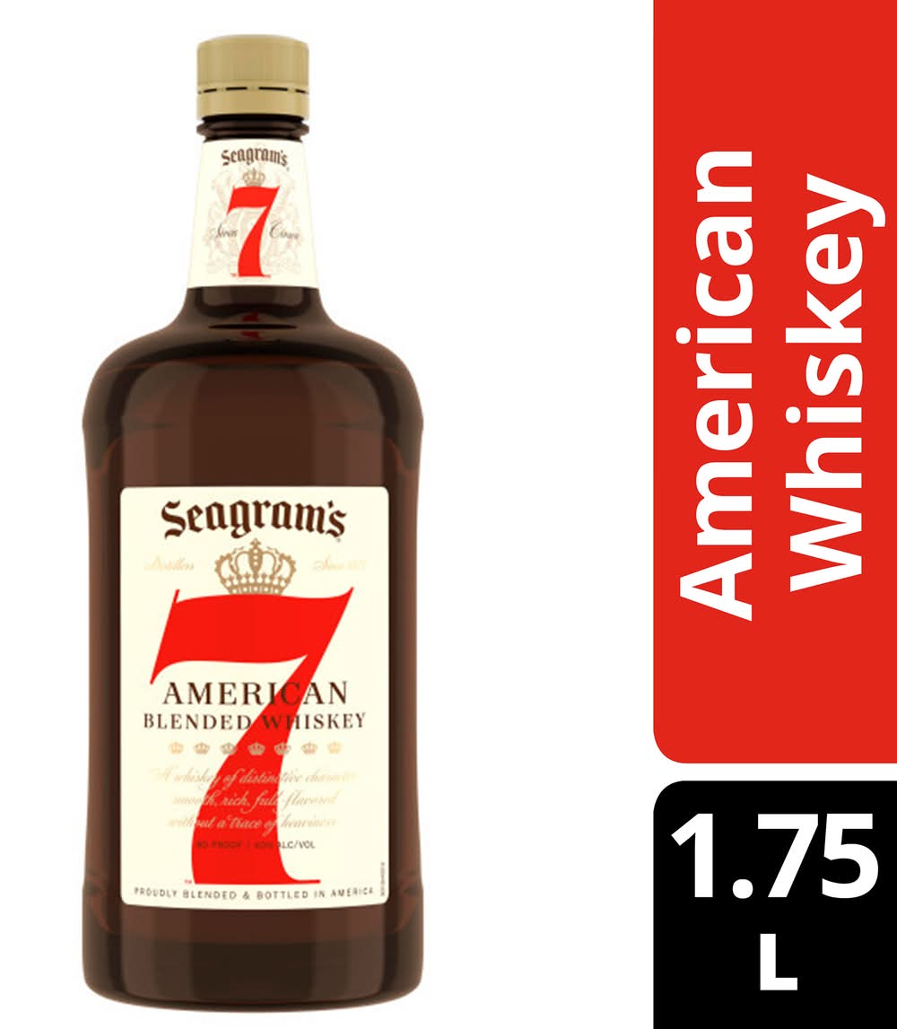 Seagram's 7 Crown American Blended Whiskey (1.75 L)