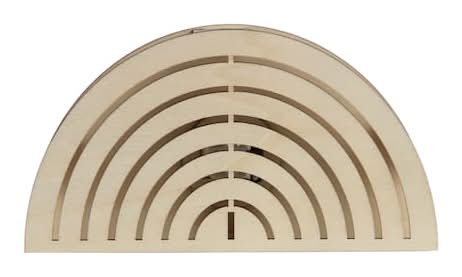 Jonathan Adler Rainbow Diy Led Wood Decor, 7.25 in