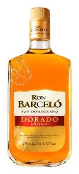 Ron Barcelo Dorado, 750mL rum (37.5% ABV)