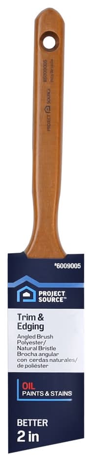 Project Source Better All Paints and Stains 2-in Reusable Angle Wall Trim Brush