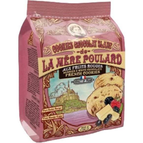 La Mère Poulard - Biscuits chocolat blanc, fruits rouges (200g)