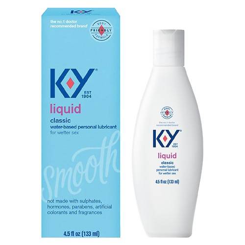 K-Y Body Friendly Liquid Personal Water Based Lubricant - 4.5 fl oz
