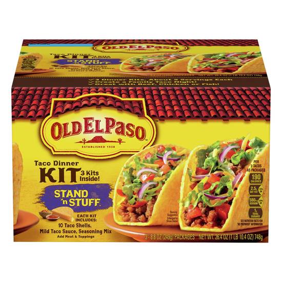 Old El Paso Stand 'N Stuff Taco Dinner Kit (3 ct)