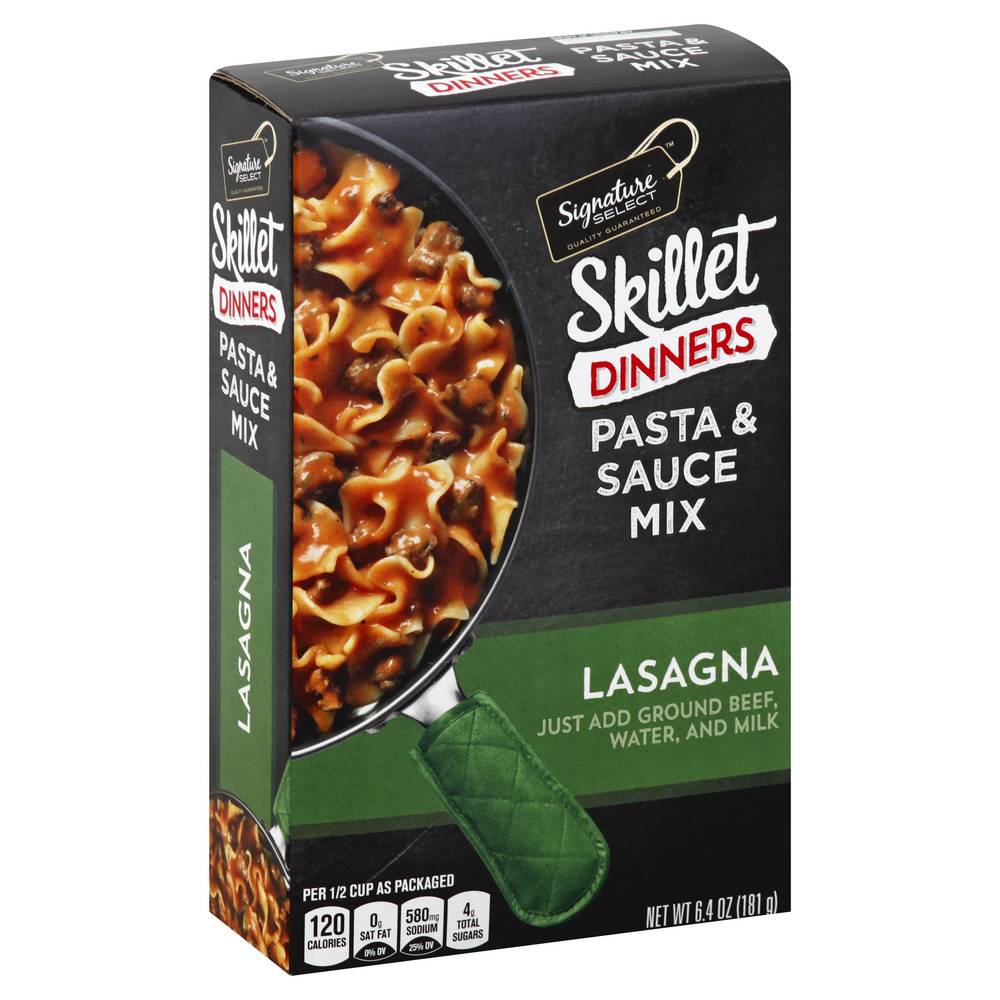 Signature Select Skillet Dinners Lasagna Pasta & Sauce Mix