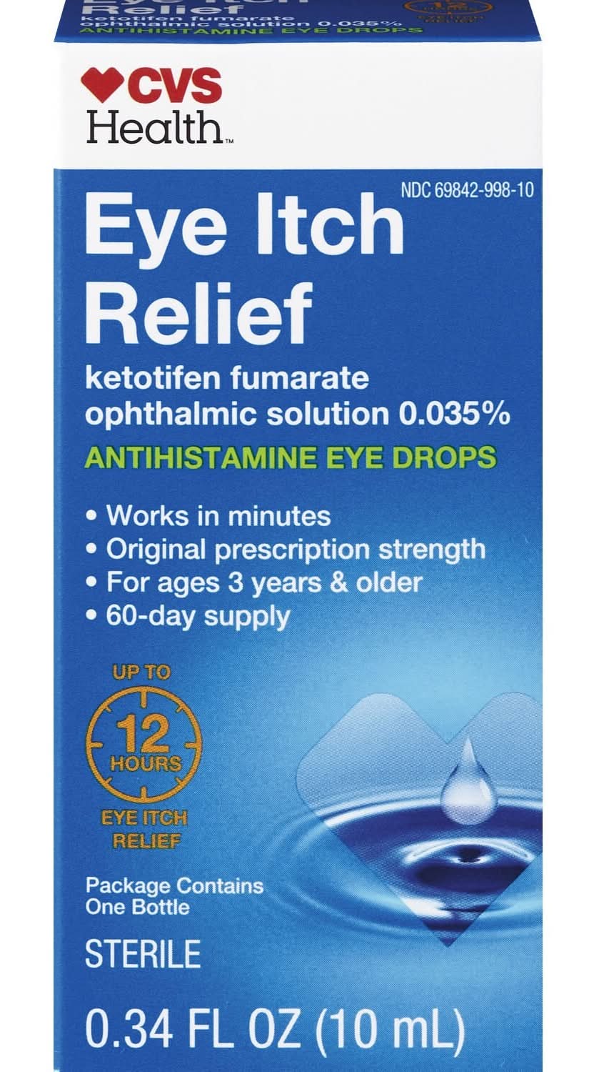 CVS Health Eye Itch Relief Antihistamine Eye Drops (0.34 oz)