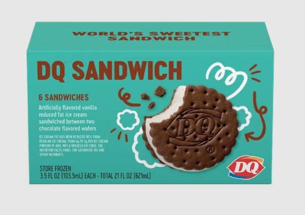 Six-Pack of DQ Sandwiches