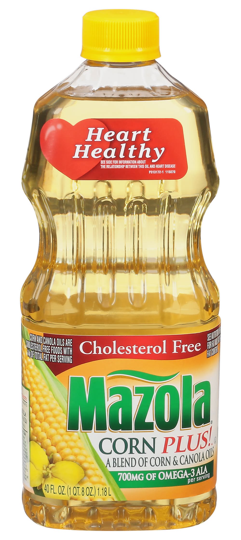 Mazola Corn Plus Corn & Canola Oils With Omega-3 700 mg (40 fl oz)