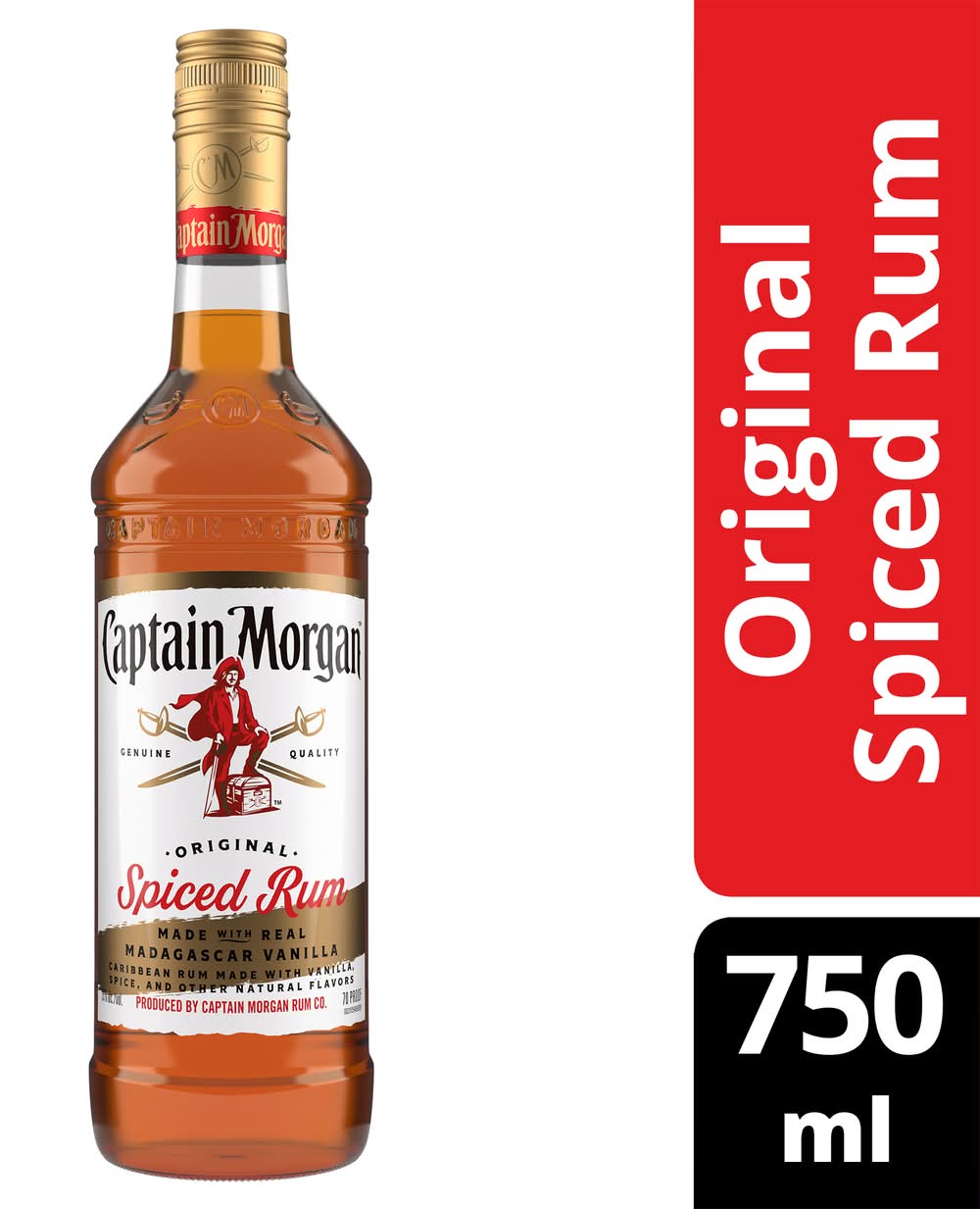 Captain Morgan Original Spiced Rum (750 ml)