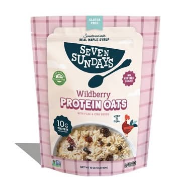 Seven Sundays Protein Oats, Wildberry (16 oz)