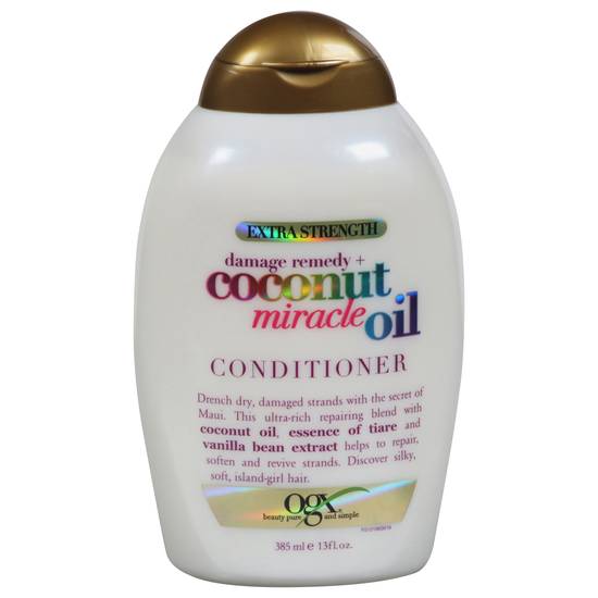 Ogx Extra Strength Damage Remedy Coconut Miracle Oil Conditioner