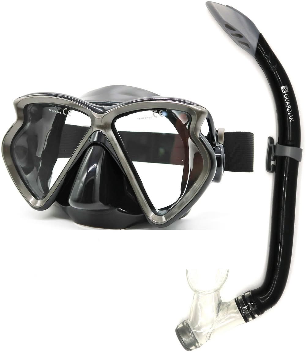 Guardian Adult Estero Snorkel Combo (Black)
