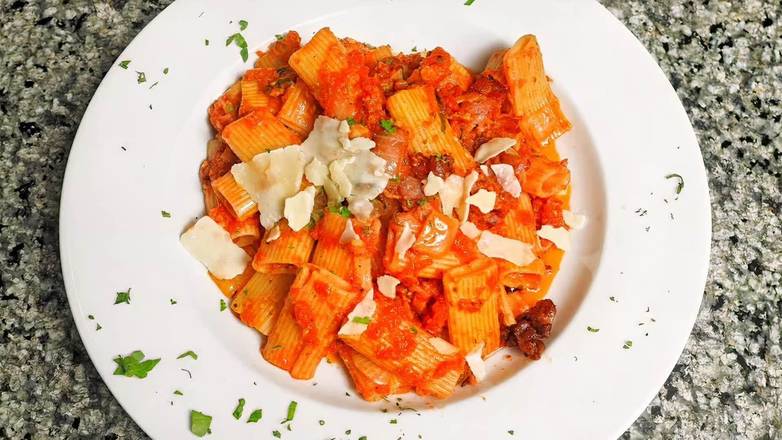 Rigatoni "Pancetta" Amatriciana