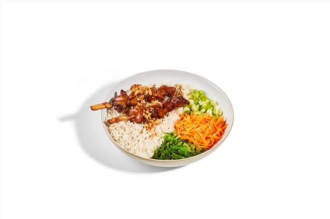 Chicken Yakitori Rice Bowl