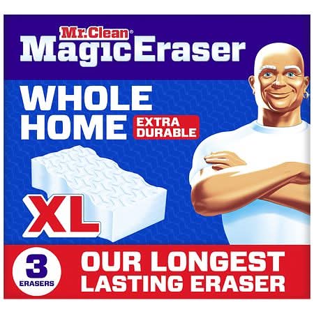 Mr. Clean Whole Home Extra Durable Magic Eraser pack, XL (3 ct)