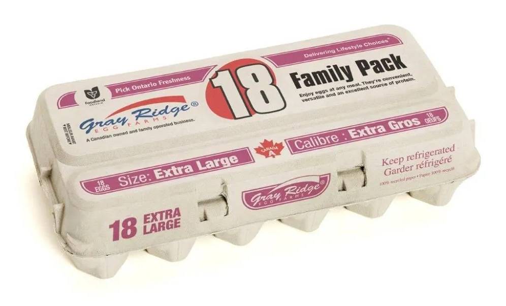 Gray Ridge XL White 18/pk