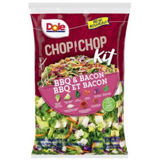 Dole bbq et bacon - chop chop bbq & bacon salad kit (346 g)