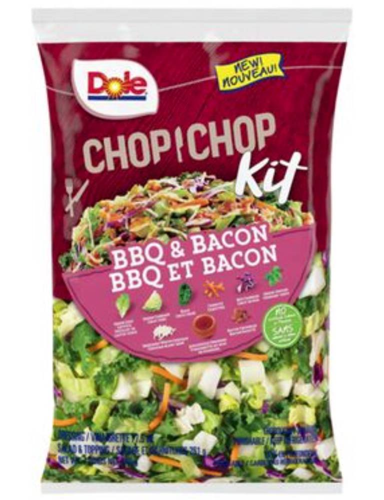 Dole Chop Chop Salad Kit, Bbq & Bacon (346 g)