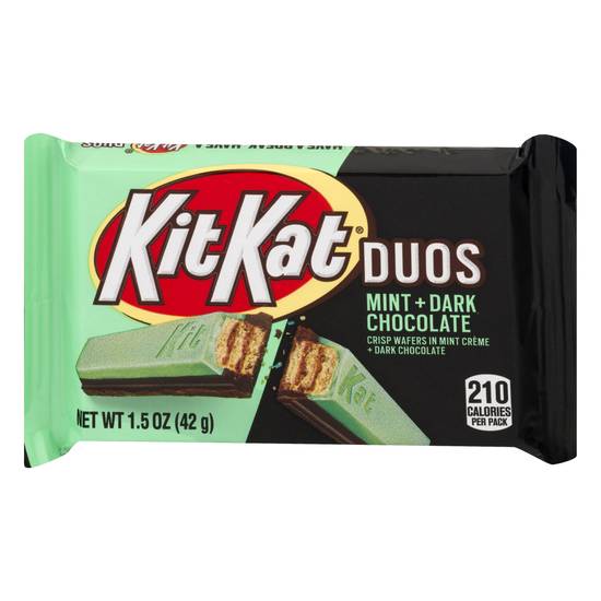 Kit Kat Duos Crisp Wafers ( mint+dark chocolate)