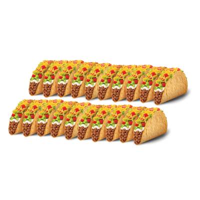 20 Pack Crunchy Tacos Supreme