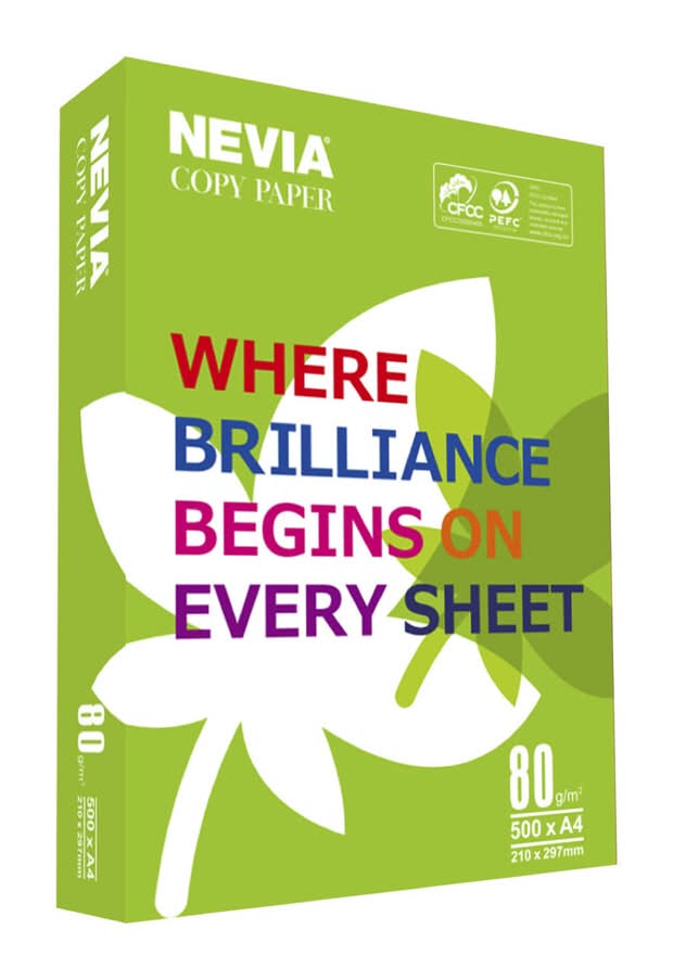 Nevia Copy Paper Sheets, A4, White (500 pack)