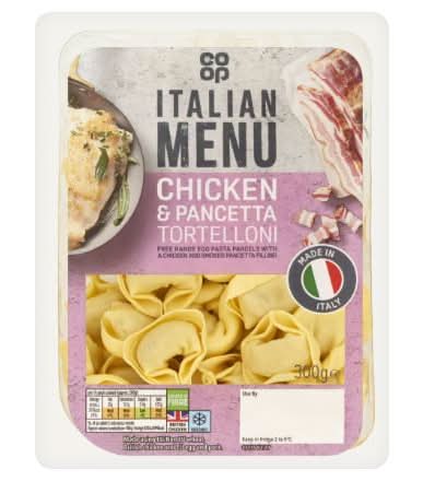 Co-op Chicken & Pancetta Tortelloni 300G
