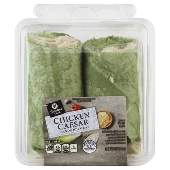 Signature Cafe Chicken Caesar Sandwich Wrap