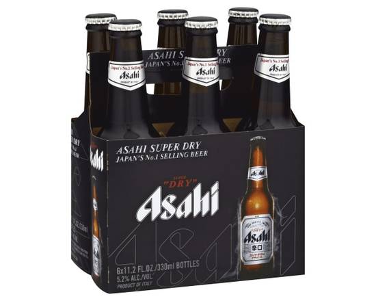 Asahi · Japanese Super Dry Beer (6 x 12 fl oz)