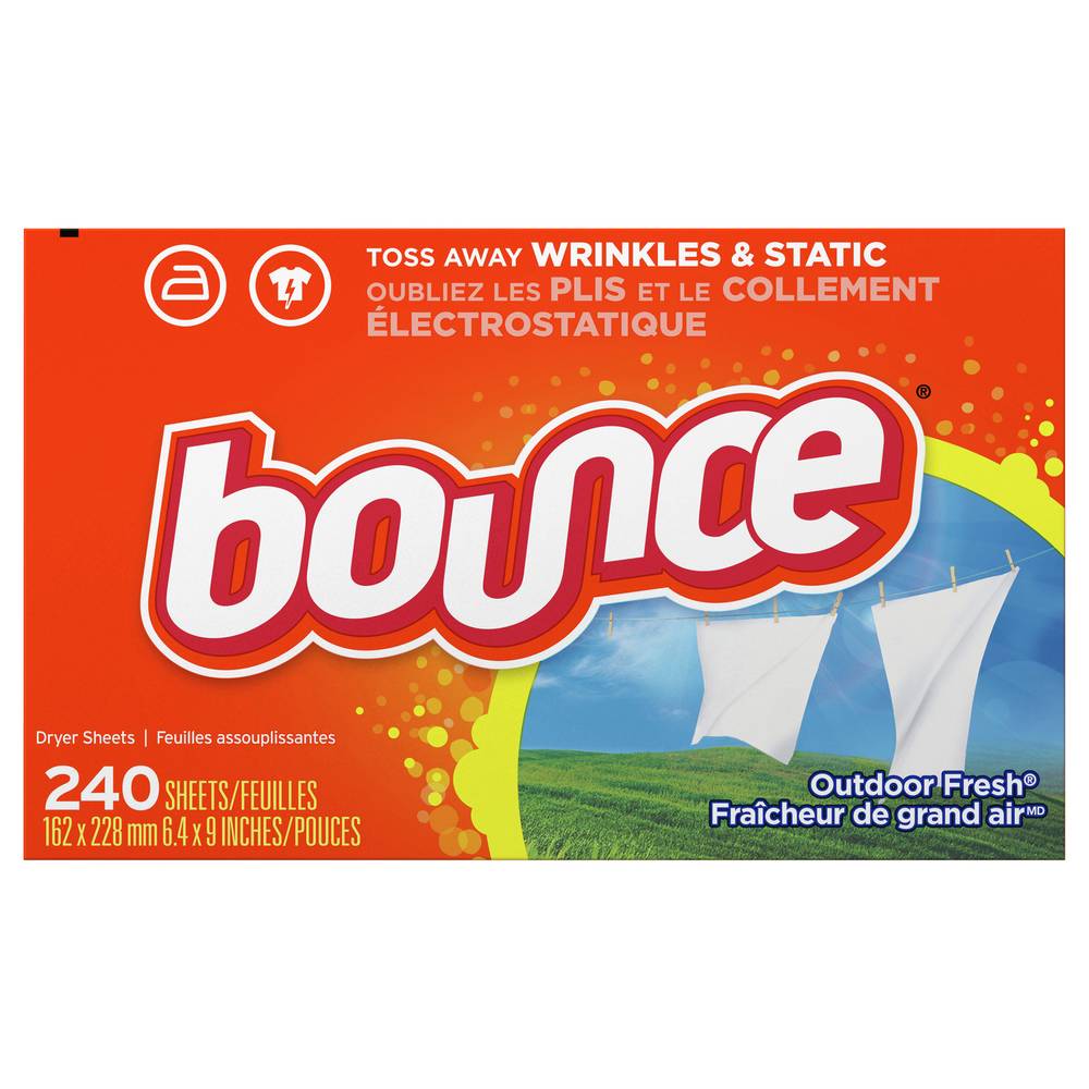 Bounce Outdoor Fresh Dryer Sheets (240 ct)