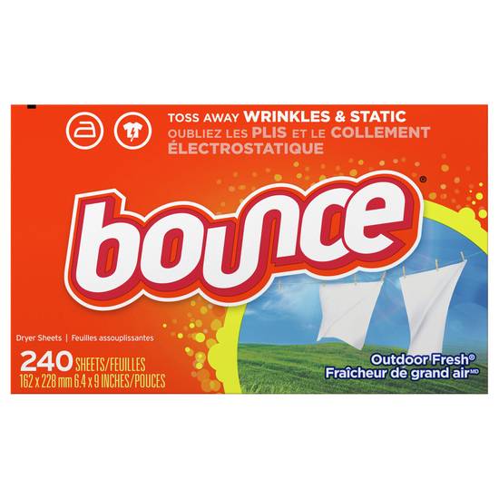 Bounce Outdoor Fresh Dryer Sheets (240 ct)