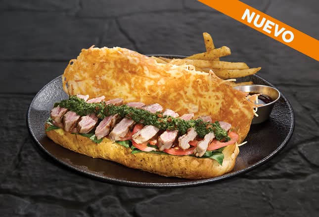 Philly de Arrachera al Chimichurri