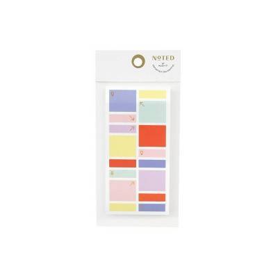 Post-It Noted Translucent Stickers, Assorted (48 ct)