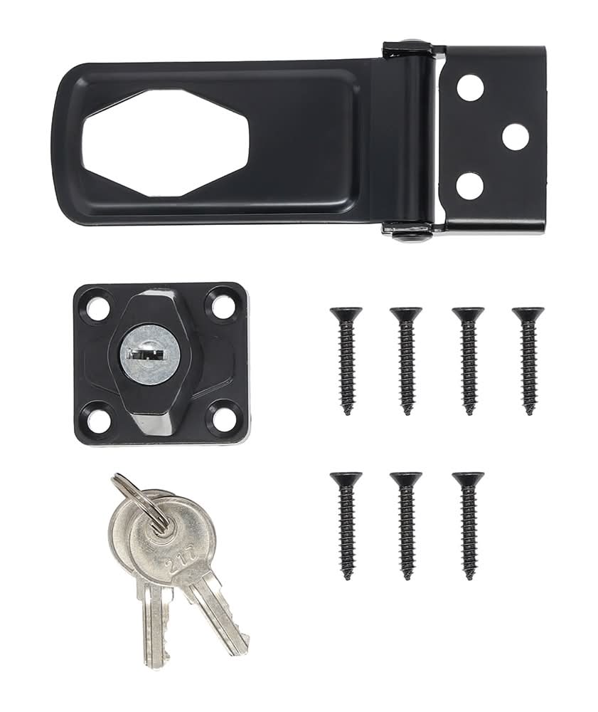 RELIABILT 3-1/2-in Black Keyed hasps