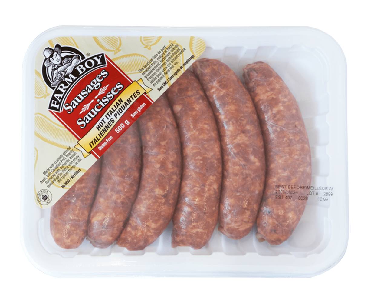 Farm Boy Hot Italian Sausages (500 g)