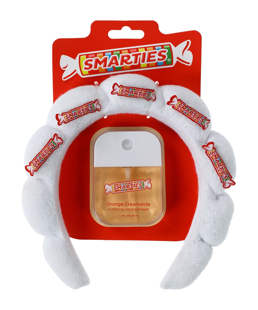 Licensed Headband & Sanitizer 2-Pack Set Smarties