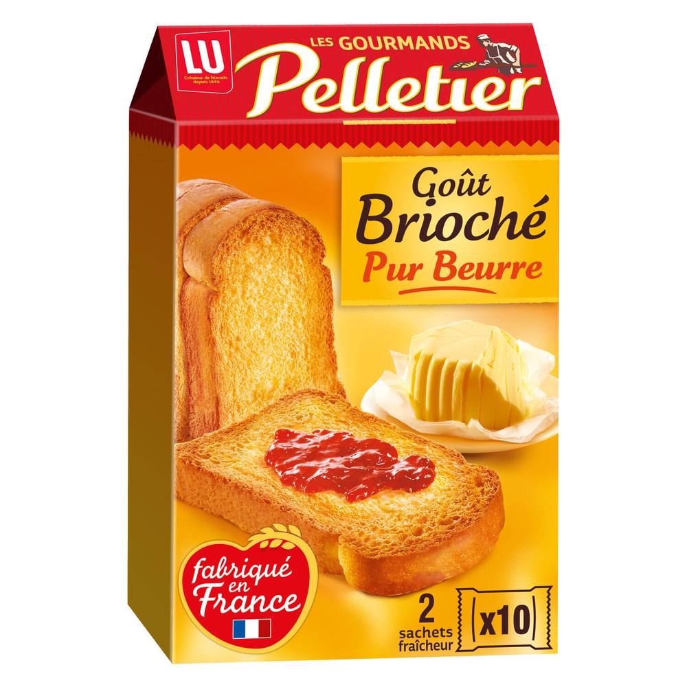 Pelletier - Biscottes briochées la gourmande (10 pièces )