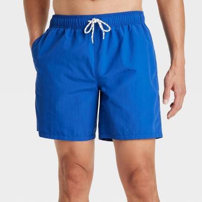 Goodfellow & Co. Swim Trunks, Men, L, Blue