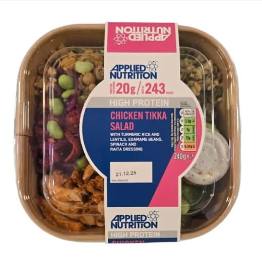 Morrisons Applied Nutrition Chicken Tikka Salad Bowl 240g