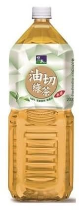 悅氏 油切綠茶無糖 (2 L)