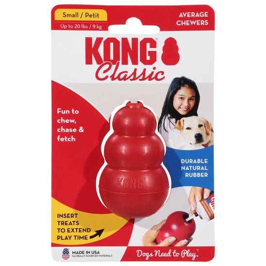 Kong Classic Dog Toy, Small (size: small)
