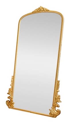 Gold Antique Style Floor Mirror 4ft x 2ft